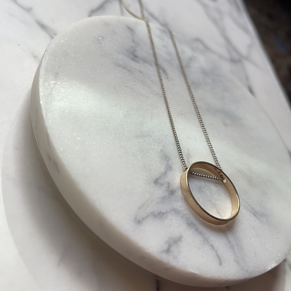 Urban Outfitters-Layered Geometric Shapes Necklace - Picture 4 of 10